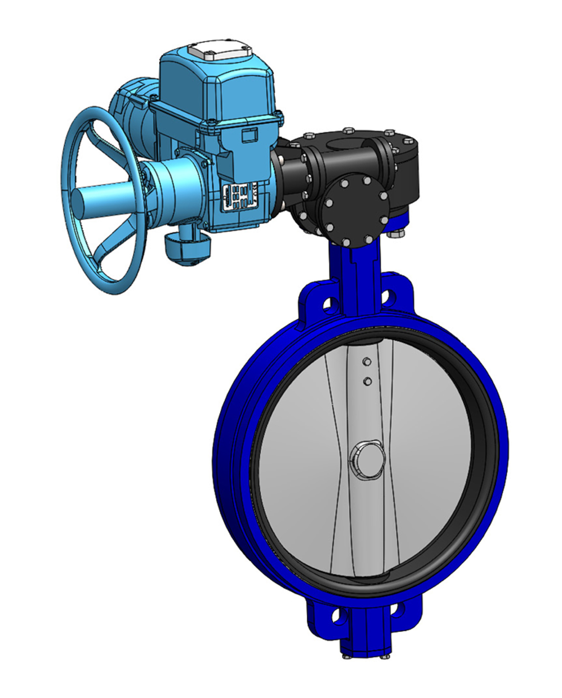 TECLARGE - Дисковый поворотный затвор Ду350-1200 - TECOFI valve designer