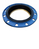 Flange adaptor for PE/PVC pipe