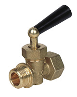 Male / female BSP plug valve for pressure gauge – PN16