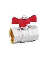 2-way full bore ball valve female BSP – Brass – ACS – Aluminium Butterfly handle