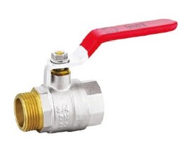 2-way full bore ball valve male female BSP – Brass – ACS – Carbon steel chromed lever