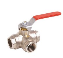 3-way ball valve female BSP – L port