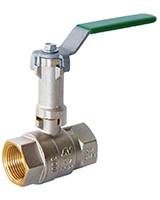Full bore ball valve female BSP- Brass – with stem extension NF certified