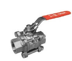 3-piece full bore ball valve – Stainless steel – BSP