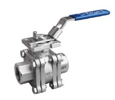 3-piece ball valve – BSP connection – Stainless steel