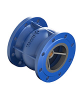 Flanged type axial check valve PN10/16