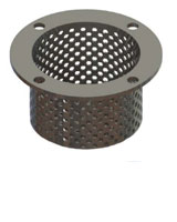 Steel strainer for flanged type axial check valve PN10/16