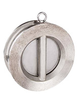 Dual plate check valve PN16 – Stainless steel