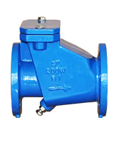 Clapet de non-retour – A siège incliné – A brides – Corps Fonte Ductile ACS