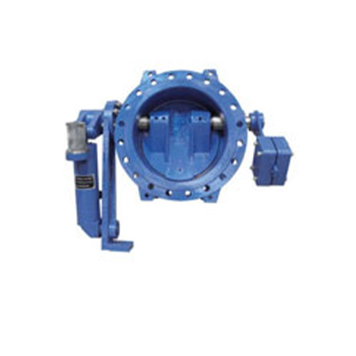 Tilting type check valve with counterweight and hydraulic damper – PN10