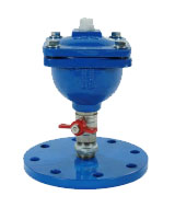 Flanged type single-acting air release valve + ball valve – PN10/16