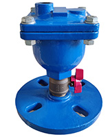 Flanged type single-acting air release valve + ball valve