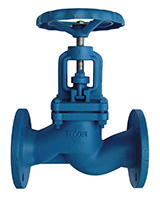 Cast iron flanged globe valve PN16