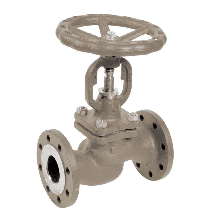 Cast iron flanged globe valve PN16 – High temperature