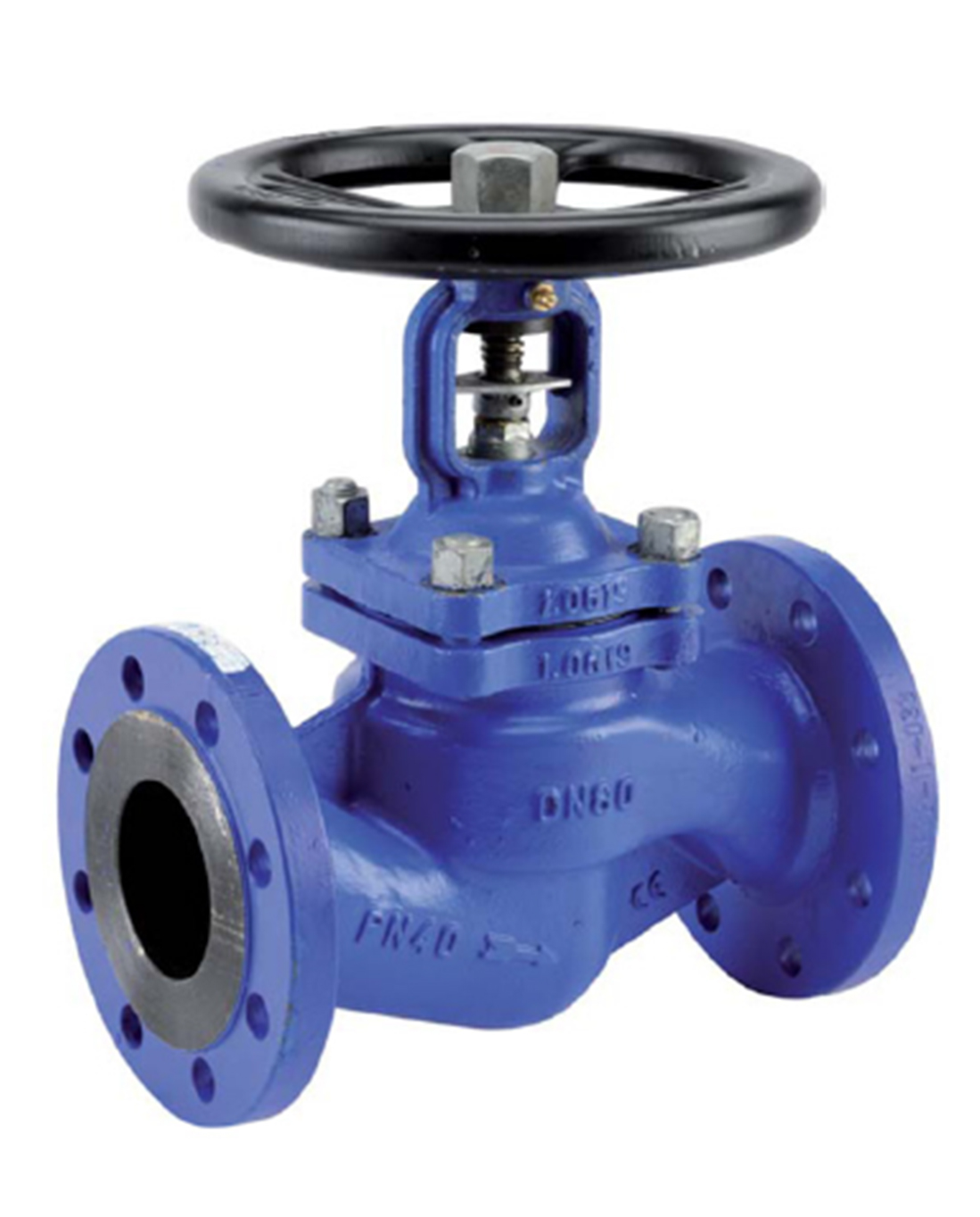 Steel bellow valve flanged PN40