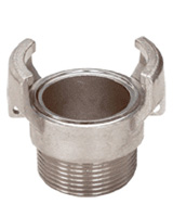 Male BSP coupling without lock