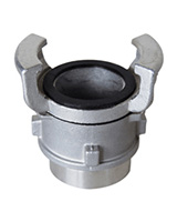 Welded symetric coupling with lock