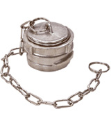 Cap with lock and chain