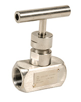 Stainless steel female BSP needle valve PN400