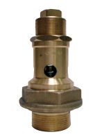 Soupape de sécurité à échappement libre mâle BSP