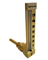 Angle type industrial thermometer