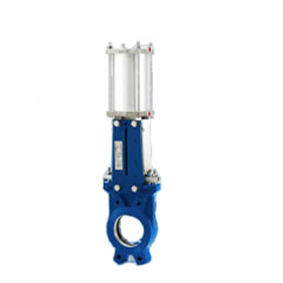 Ductile iron knife gate valve with double-acting pneumatic actuator – EPDM ACS