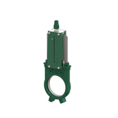 Ductile iron non-rising stem knife gate valve with square operating