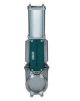 Knife gate valve with double-acting pneumatic actuator – EPDM ACS