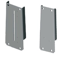 Stainless steel pre-shaped and pre-drilled support plates for mounting ASCO® limit switches and solenoid valves