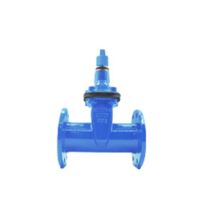 F5 Resilient seat gate valve with square cap anti-clockwise to close