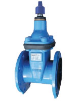 F4 Resilient seat gate valve with square cap