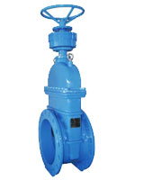 F4 Resilient seat gate valve with gearbox