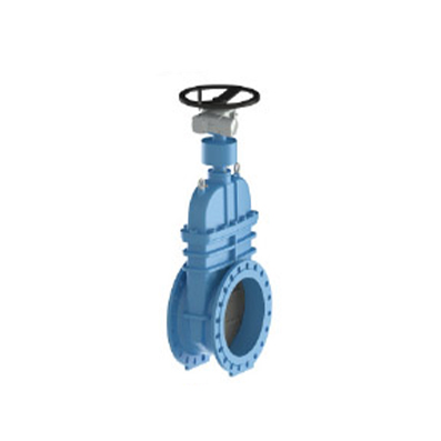 Resilient seat gate valve with AUMA WSH 14.2 limit switch device