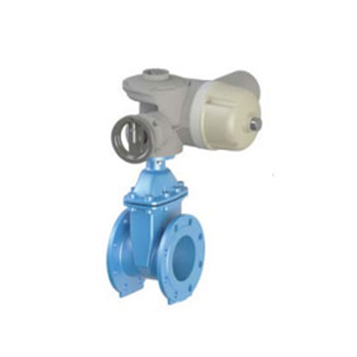 Resilient seat gate valve – PN16 – with BERNARD CONTROLS electric actuator