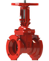 Vanne à opercule OS&Y à joints mécaniques