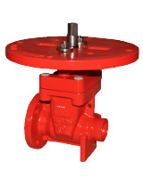 Vanne à opercule NRS à bride et embout rainuré