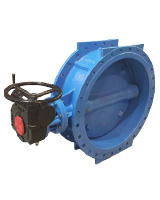 Vanne papillon double excentration double brides