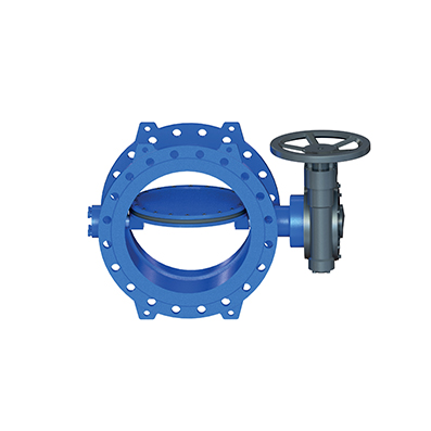 Vanne à papillon à double excentration type TECWAT ASA150 à réducteur