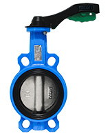 Butterfly valve wafer PN16 – ductile iron body and stainless steel disc – EPDM