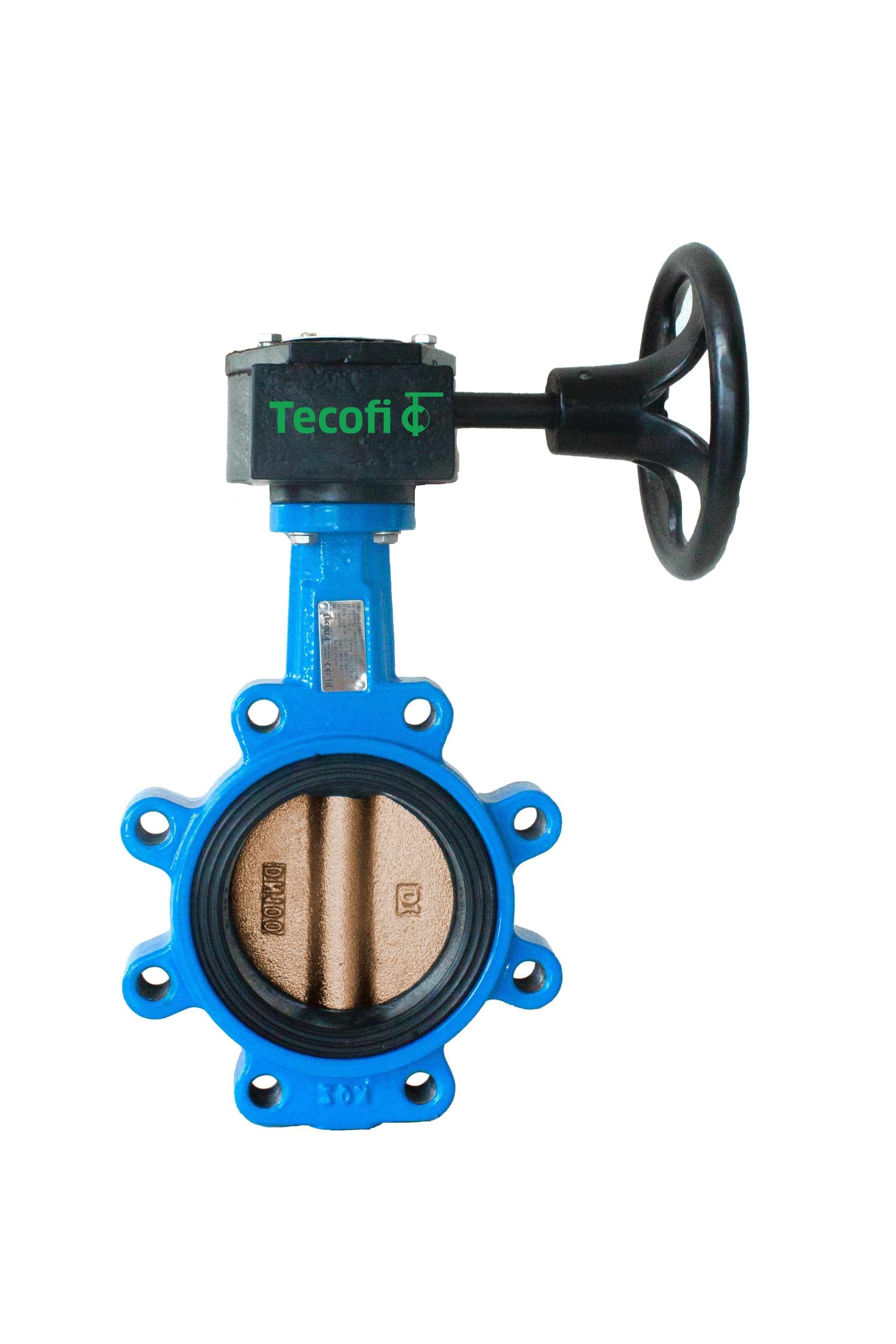 Lug type Butterfly valve PN10 – ductile iron body and aluminium bronze disc – NBR