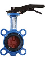 Butterfly valve wafer PN16 – ductile iron body and disc – EPDM – 3F handle