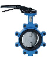 Butterfly valve lug PN16 – ductile iron body and stainless steel disc – EPDM ACS – 3F handle